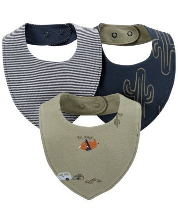 CARTERS CARTER'S Podbraníky Cactus & Buffalo kluk 3ks