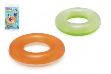 Teddies Kruh nafukovací neonový průměr 91cm 2 barvy v sáčku 10+