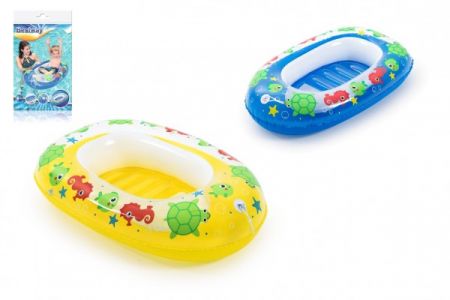 Teddies Člun/Raft nafukovací dětský 102x69cm 2 barvy v sáčku 3-6 let