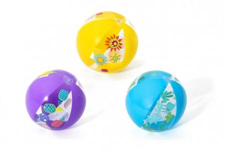 Teddies Míč nafukovací průměr 51cm 3 barvy v sáčku 2+