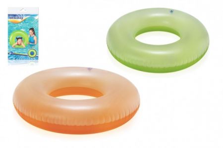 Teddies Kruh nafukovací neonový matný průměr 76cm 2 barvy v sáčku 3-6 let