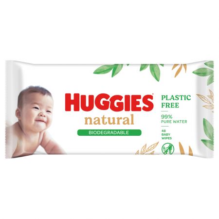 HUGGIES HUGGIES® Ubrousky vlhčené Biodegradable 48 ks