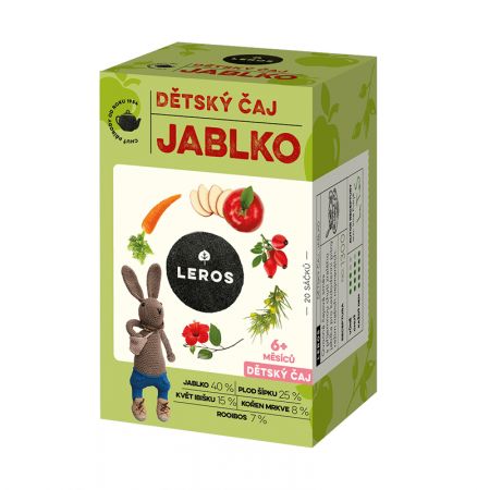 LEROSBABY LEROS Čaj dětský Jablko 20x2,0g