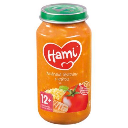 HAMI HAMI Milánské těstoviny s krůtou (250 g) - maso-zeleninový příkrm