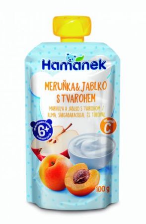 HAMANEK HAMÁNEK Meruňka & jablko s tvarohem 100 g