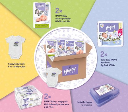 BELLAHAPPY BELLA HAPPY BABY Start Box Pleny jednorázové 1 Newborn (2-5 kg)