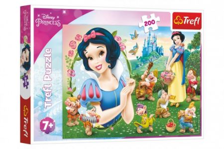Trefl Puzzle Krásná Sněhurka/Disney Princess 200 dílků 48x34cm v krabici 33x23x4cm