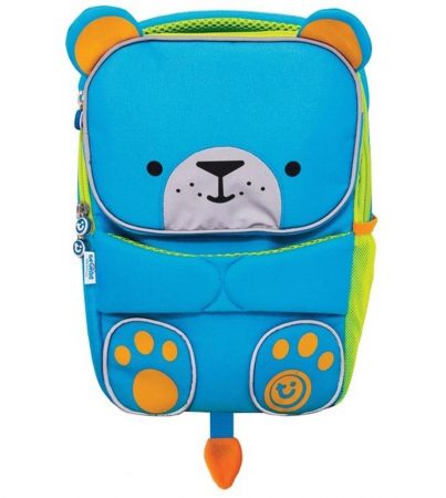 Trunki TRUNKI Batůžek reflexní modrý medvídek 2r+