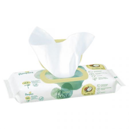 Pampers PAMPERS Coconut Pure Ubrousky vlhčené 42 ks