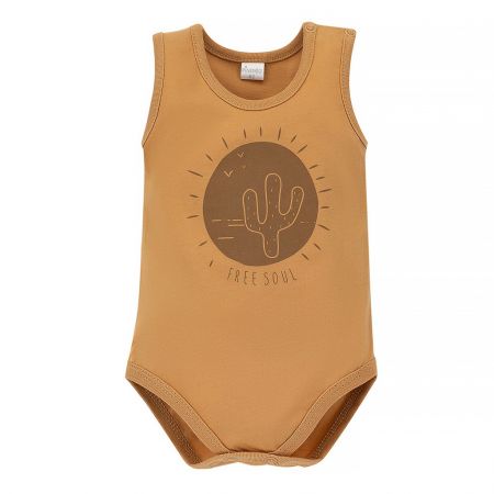 PINOKIO PINOKIO Body bez rukávu Free Soul yellow vel. 80