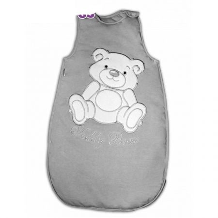 BABY NELLYS spací vak TEDDY BEAR Šedá vel. 56/74