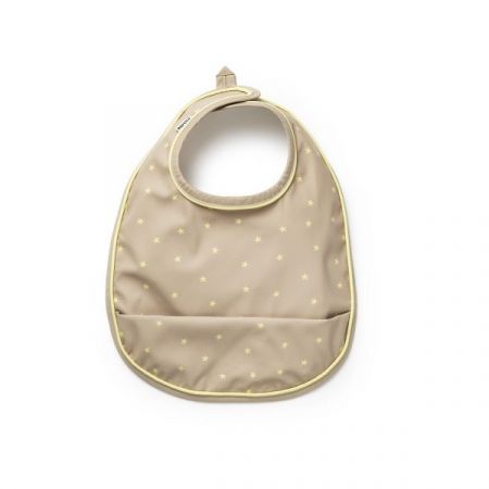 ELODIE DETAILS pogumovaný bryndák s kapsou BABY BIB Lemon Sprinkles