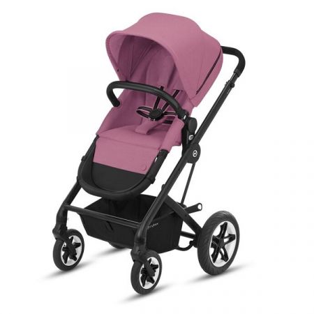 CYBEX sportovní kočárek TALOS S 2v1 BLACK Magnolia Pink