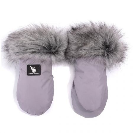 COTTONMOOSE rukavice HANDMUFF YUKON Světle Šedá