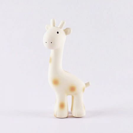 TIKIRI chrastítko a kousátko z přírodního kaučuku SAFARI Žirafa