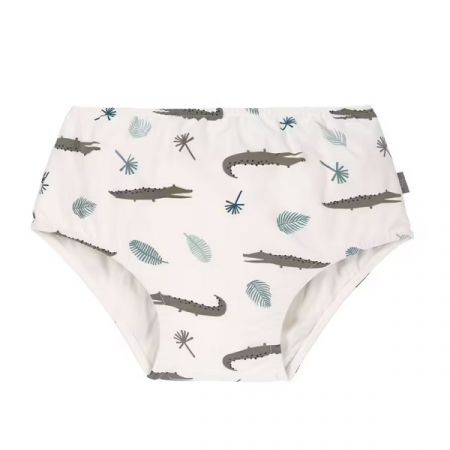 LÄSSIG plavky SWIM DIAPER BOYS Crocodile White 12m.