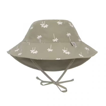 LÄSSIG oboustranný klobouček SUN PROTECTION BUCKET HAT Palms Olive 7-18m