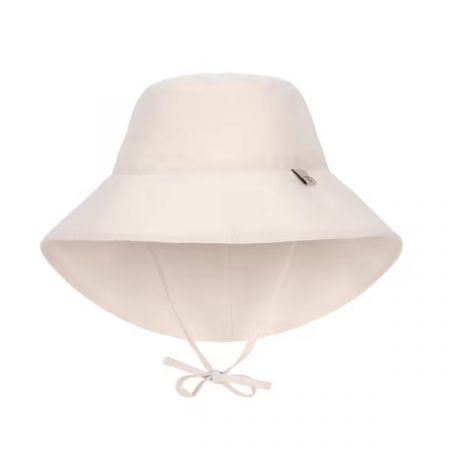 LÄSSIG klobouček SUN PROTECTION LONG NECK HAT Off White 19-36m