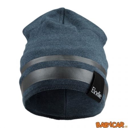 ELODIE DETAILS zimní bavlněná čepice WINTER BEANIES Juniper Blue 6-12měsíců