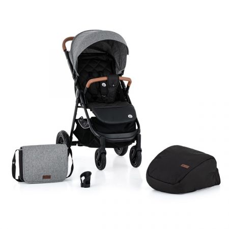 PETITE&MARS sportovní kočárek MOVE II AIR Light Grey