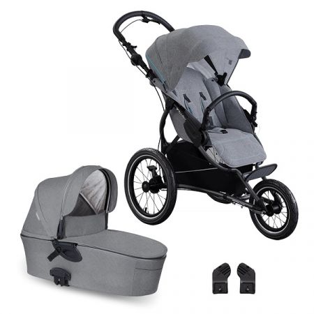 X-LANDER kombinovaný kočárek SET X-RUN 2v1 Azure Grey