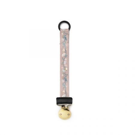 ELODIE DETAILS klip na dudlík PACIFIER CLIP Faded Rose Bells DOPRODEJ!