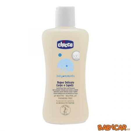 CHICCO jemný šampon na tělo a vlasy 200ml