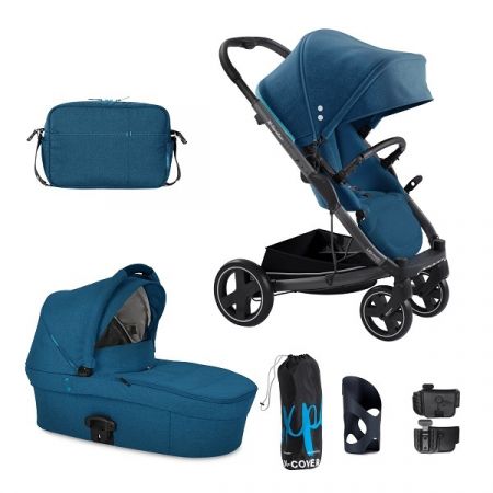 X-LANDER kombinovaný kočárek SET X-CITE XL 2v1 Petrol Blue