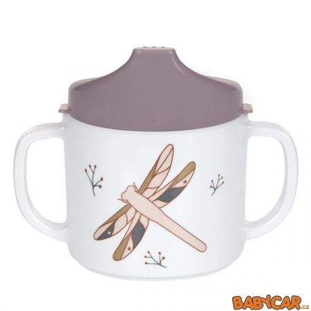 LÄSSIG dětský hrneček CUP MELAMINE/SILICONE Adventure Dragonfly