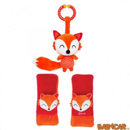 Diono Chránič pásu Soft Wraps & Toy Fox