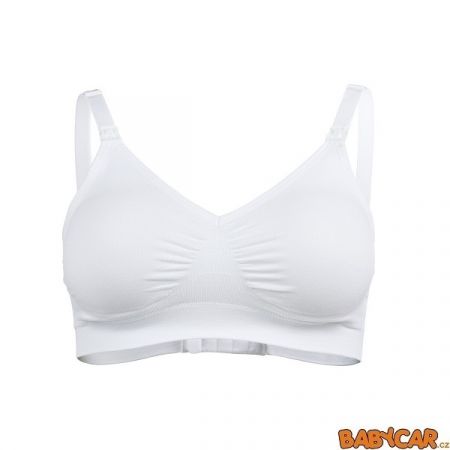 MEDELA těhotenská a kojící podprsenka COMFY Bílá S