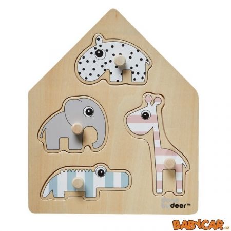 Done by deer puzzle jelení zvířátka