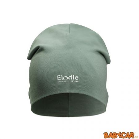 ELODIE DETAILS bavlněná čepice LOGO BEANIE Hazy Jade 24-36m