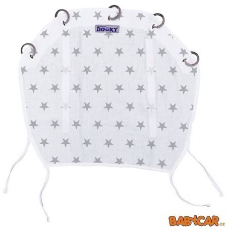 DOOKY sluneční clona BREEZE Silver Stars