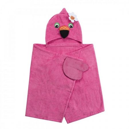 ZOOCCHINI osuška s kapucí velká Plameňák