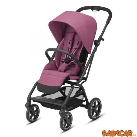 CYBEX sportovní kočárek EEZY S TWIST+ 2 BLACK Magnolia Pink DOPRODEJ!