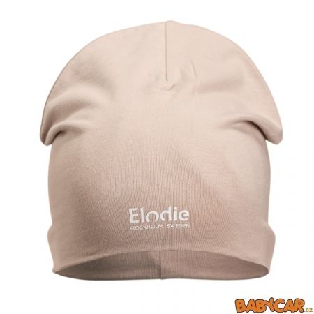 ELODIE DETAILS bavlněná čepice LOGO BEANIE Powder Pink 24-36m