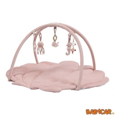 LITTLE DUTCH hrající deka s hrazdičkou OCEAN Pink