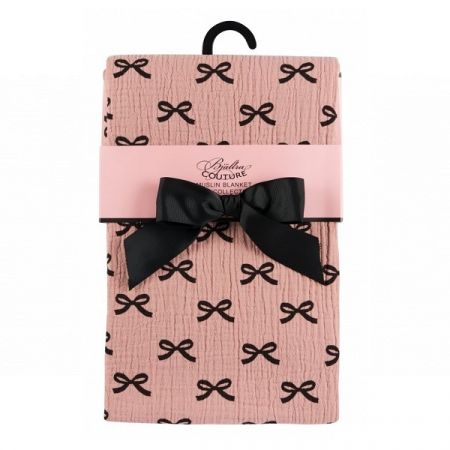 BJÄLLRA bavlněná přikrývka MUSLIN Bow Collection DOPRODEJ!