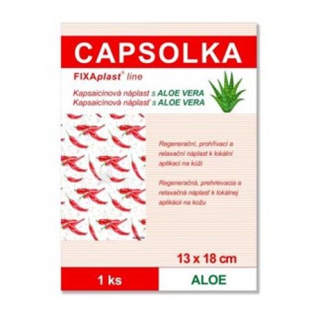 CAPSOLKA Kapsaicínová náplast Aloe 13x18cm 1ks