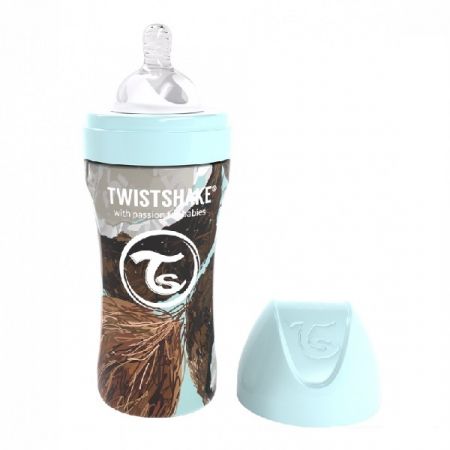 TWISTSHAKE kojenecká nerezová láhev ANTI-COLIC 330ml Kokos DOPRODEJ!