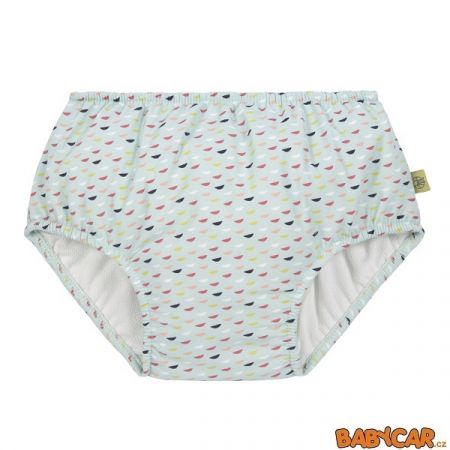 LÄSSIG plavky SWIM DIAPER GIRLS Fish Scales 12m.