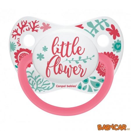 CANPOL BABIES silikonový dudlík anatomický WILD NATURE 6-18m 1ks Korálová