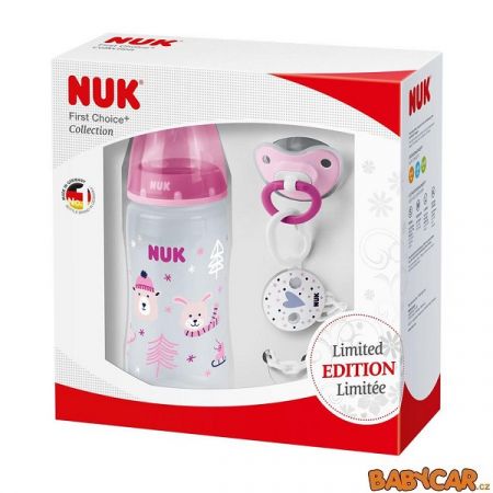 NUK dárkový set WINTER WONDERLAND Růžová DOPRODEJ!