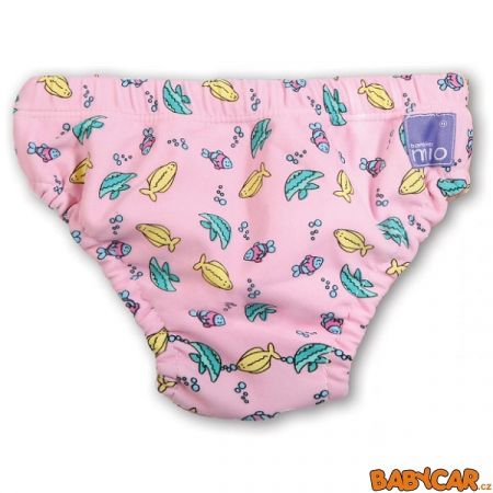 BAMBINO MIO koupací kalhotky SWIM NAPPY S 5-7kg Pink Fish DOPRODEJ!