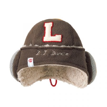LODGER čepice HATTER FLEECE DJ DANCE Brownie 6-12m DOPRODEJ!