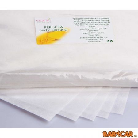 EONÉ suché ubrousky PERLIČKA 50ks 18x20cm Velká