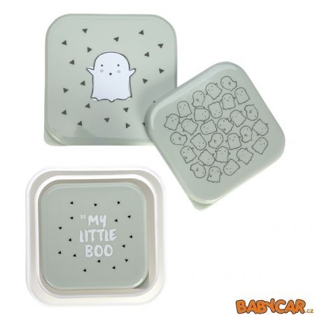 LÄSSIG krabičky na jídlo SNACKBOX Little Spookies Olive DOPRODEJ!