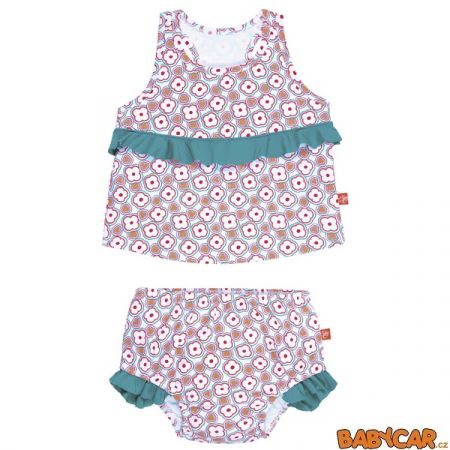 LÄSSIG plavky TANKINI GIRLS Flowers L DOPRODEJ!