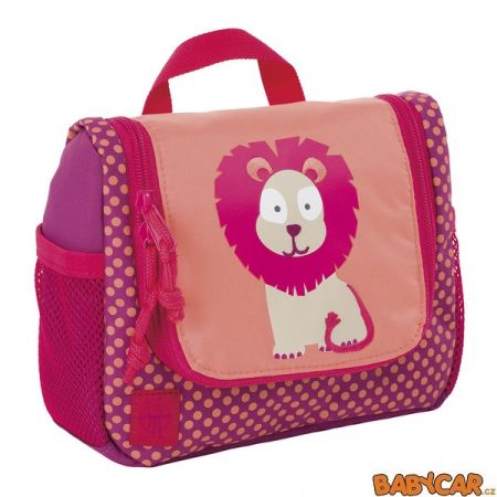 LÄSSIG dětská taštička na hygienu MINI WASHBAG Wildlife Lion DOPRODEJ!